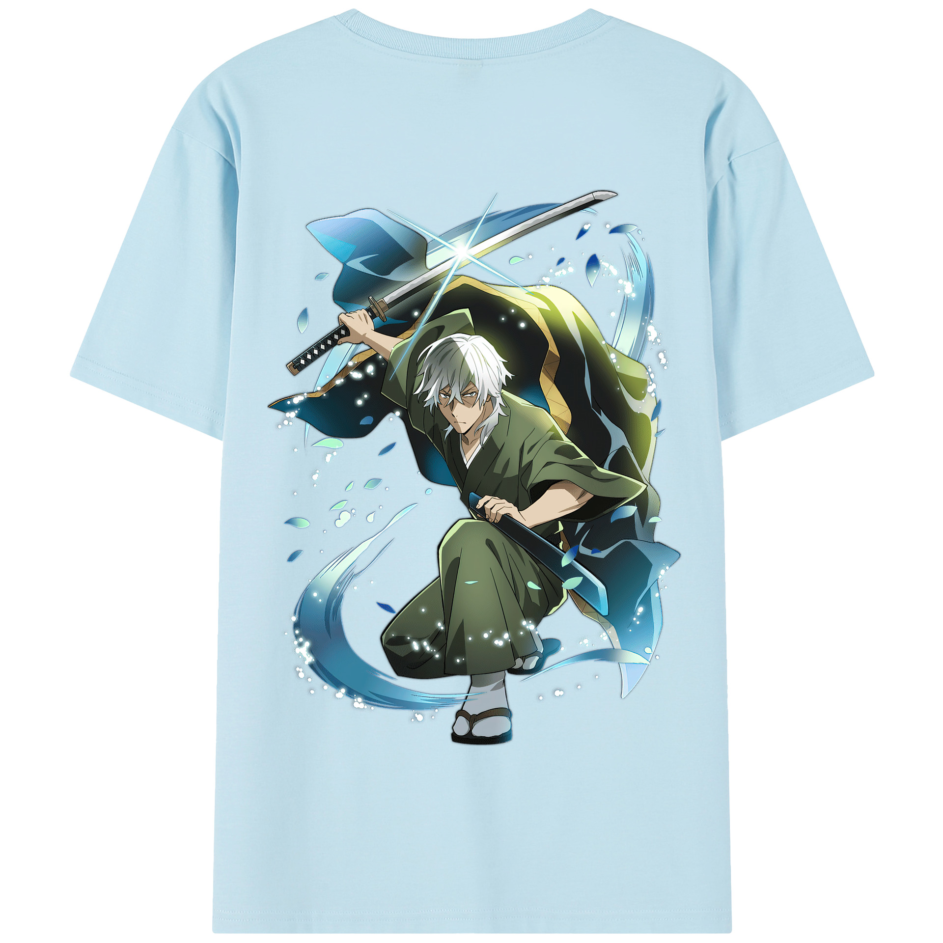 （画像用） 文豪ストレイドッグス Bungo Stray Dogs 綿100％半袖Tシャツ（背面プリント）